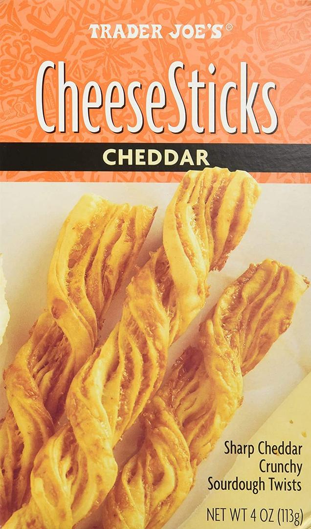 Trader Joe's Sharp Cheddar Sourdough Cheese Sticks, 4 Pack, EXP 20/NOV/2025
