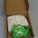 CraftyDream 12 Sets Christmas Buttons Craft Kit DIY Buttons Christmas Ornament Craft Bulk Xmas Tree Snowman Stockings Santa Wreath Candy Canes Xmas Decor Fun Home Activity Classroom Party