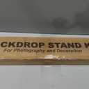 LINCO Lincostore Backdrop Stand for Parties Kit 10x7 ft Adjustable Back Drop Photography Studio Photo Background Support System with Clamps, Sand Bag, Carrying Bag 4172 4174 (10x7 ft)