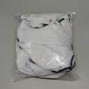 White Back Tab Rod Pocket Linen Sheer Curtains for Living Room 52x102 Inches Long