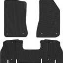 Car Floor Mat for Jeep Wrangler JL 4x4 Door Sahara Rubicon 2018 2019 2020 2021 2022 2023 2024 2025 Custom Fit Full Black Rubber Auto Floor Liner Mat All Weather Heavy Duty - Not Fit 4XE