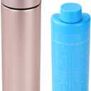 60H Medicine Cooler TSA Approved Temp Display Insulin Pen Travel Cooler Medication Cooler for Travel Diabetic Cooling Case Insulin Pens Cooler Travel CASE Medicine Cooler Box (Rose Golden)