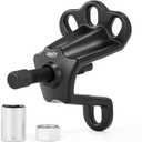 Orion Motor Tech Front Wheel Hub Puller Flange Type Tool for 3-3/4 to 4-1/2 Inch IDs, Universal Hub and Axle Puller with 5/8 inch x 18 Forcing Bolt, FWD Hub Installer and Remover Tool with Socket