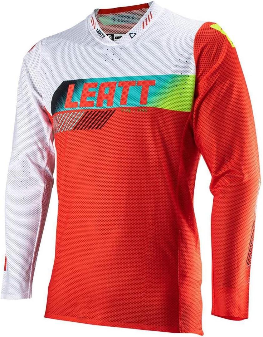 Leatt Jersey Moto 5.5 UltraWeld #S Tiger (Large, Red)