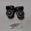 Luggage Wheels Replacement Wheel for Luggage Suitcase Repair 360 Rotating Suitcase Replacement Wheels with 5 Mounting Holes H899