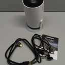 [180Adjustable Stand] Smart Mini Portable Projector with WiFi and Bluetooth, Auto Keystone Upgraded 350ANSI, Android11.0, Ceiling, Outdoor Use, Compatible with TV Stick Smartphone/HDMI/USB (White)