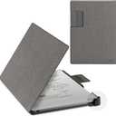CoBak Premium Magnetic Case for 11.8" Remarkable Paper Pro 2024 Released, Smart Auto Sleep/Wake Book Folio Cover with Corner Protection and Pen Holder Strap, Gray