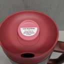 Owala FreeSip Tumbler Insulated Stainless Steel Water Bottle with Built-in Straw and Side Handle, For Travel, Work, School, and Sports, 40oz, BPA Free, Leak Proof, Black Cherry