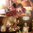 3D Crystal Ball Music Box with Projection LED Light and Rotating Wooden Base,Best Gift for Birthday Christmas Thanksgiving Valentine's Day Mothers Day,Music Boxes for Women(Rose-A)