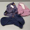 KYEESE 3Pack Dog Sweater, Soft Puppy Sweatshirt Pullover Stretchy Dog Sweater for Small Dogs Girl Boy, Lightweight Fleece Cat Shirt Pet Clothes with Sleeves, M (Medium (8.5-13lbs), 06# 3Pack(Pink+Blue+Stripe))