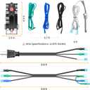 [New Upgrade] Briidea RV Electric Water Hybrid Heater Kits with Replaceable Anode Rod (Patent Pending), Electric Heat and Anode Protection, Compatible with Suburban and Atwood Water Heater (6 Gallon)