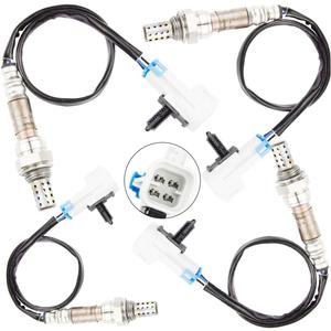 4X Oxygen O2 Sensor (Only fit 5.3L Engine) for 2003-2005 Chevrolet & GMC Silverado 1500 Suburban 1500 Avalanche 1500 Yukon XL 1500 Sierra 1500 Upstream + Downstream 12611127