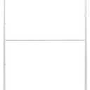 MorningRo Extend Vertical Fabric Display Banner Stand 4' W x 8' H Portable Multi-purpose Poster Backdrop Wedding Banner Holder for Indoor Outdoor Advertising Anniversary Party, Hardware Only