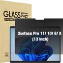 ProCase Microsoft Surface Pro 11/10 2024/Pro 8 / Pro X 13 inch Privacy Screen Protector, Anti-Spy Tempered Glass Ultra Thin Tinted Screen Film Guard for 13.0 Inch Surface Pro