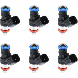 0280158091 6PCS Fuel Injectors Compatible with 2007-2011 for :-Ford Edge, 2008-2012 for:- Ford Taurus, 2007-2012 for:-Lincoln MKZ, 2009-2013 for:- Mazda 6,2007-2015 for:- Mazda CX-9