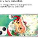 Retro Vintage Christmas Santa Claus Case for iPhone 15, Cute Cartoon Kawaii Winter Christmas Santa Cover for Girls Boys Women Men, Unique Trendy TPU Bumper Cover Case for iPhone 15