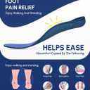 Cloudflo Plantar Fasciitis Insoles for Men Women,High Arch Support for Pain Relief,Shoe Inserts Orthotic for Flat Feet,Work Boot Insoles for Shock Absorbing Inserts (Fit for Standing All Day) DB-XL | MEN 10-13|WOMEN 12-14(310mm)