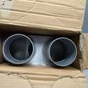 Universal 80Series Mufflers 3.0 Inch Dual Inlet (ID) 3.0 Inch Dual Outlet (ID), 3 Chamber Performance Automotive Muffler Exhaust FH20D20