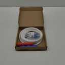 JARBIH Separated Neon Flexible LED Light Strip Cover, 16.4ft 6mm Wear Free DIY Bendable Silicone Diffuser Cover with 2 Pcs Cutter and Same Color Lamp Belt, for Bar Car Outdoor Home DIY Decor(White)