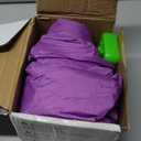 Inflatable Hippo Costume Adult Size Air Blow up Costume for Fancy Halloween Cosplay Party Dress Full Body Outfit (Purple)