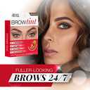 Ardell Brow Tint Kit Medium Brown - Eyebrow Tint, Long-Lasting Brow Color with Natural Extracts, Complete Eyebrow Tint Set, 1 Pack