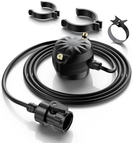 for Shark FlexBreeze Fan Instacool Hose Attachment Compatible with Flex Breeze Misting Fan FA20XMIST FA222 FA202 —Lower Temperature and Double Reinforcement Design (Double Clasp and Velcro)