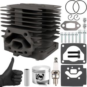 150BT Cylinder Piston Kit Compatible with Husqvarna 150BF 150BT 350BF 350BT Jonsered BB2250 Backpack Blower Replace 502848701 531396701