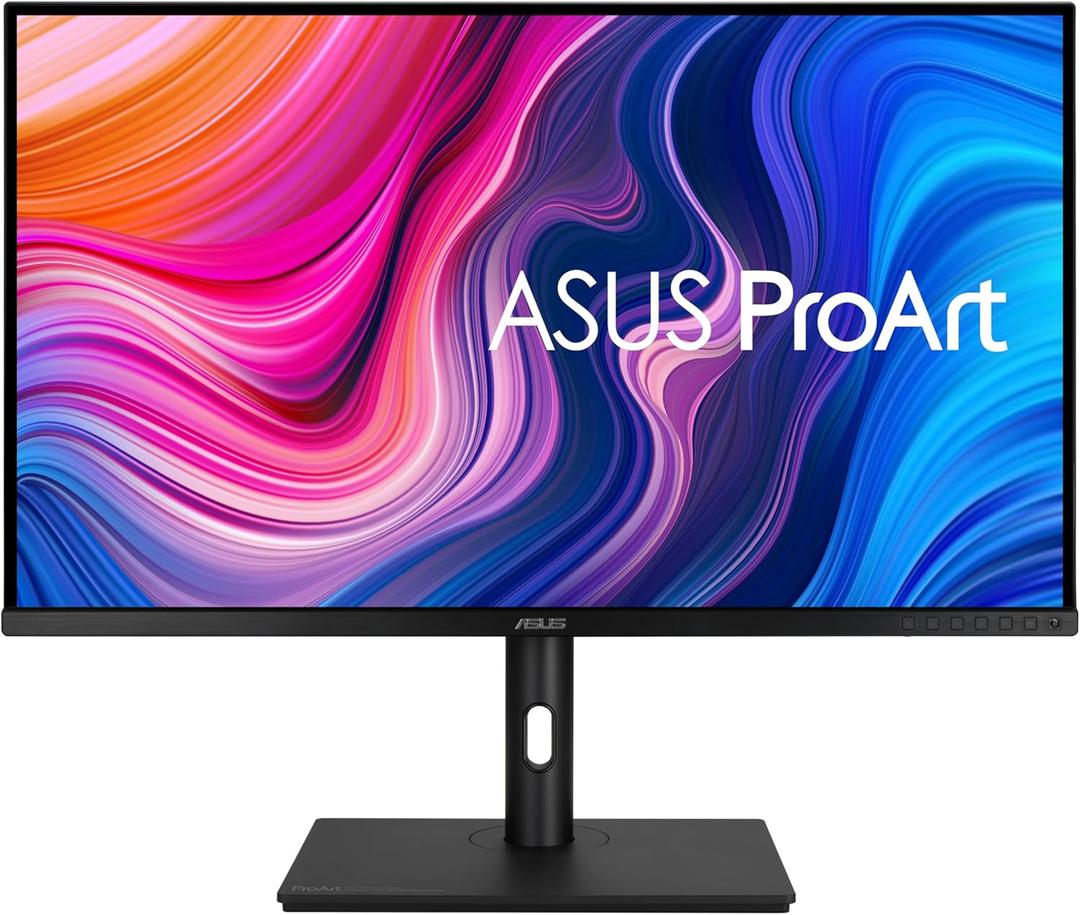 ASUS ProArt Display 32 4K HDR Monitor (PA329CV) - UHD (3840 x 2160), IPS, 100% sRGB/Rec.709, E < 2, Calman Verified, USB-C Power Delivery, DisplayPort, HDMI, USB 3.1 Hub, C-clamp, Height Adjustable