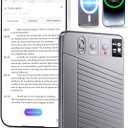 AI Voice Recorder - Record,Transcribe,Charge 3 in 1,Support 107 Languages,Avoid Missing Meeting Highlights,64 GB,ChatGPT Driven AI Summarization,App Control,Mind Mapping,Bluetooth Distance 50ft