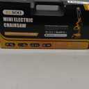 RLSOO Mini Chainsaw 6 Inch Cordless, Battery Powered Electric Chainsaw with 2 Batteries and 3 Chains, Mini Chain Saw for Tree Trimming Wood Cutting