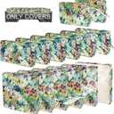 14 PCs Patio Cushion Covers, Furniture Cushion Slipcovers, 23.6"x23.6"x3.5" | Outdoor Cushion Slipcovers, Water Resistant Fabric, Zipper Design, Fits Patio Sectional Furniture, Colorful Leaves