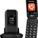 Flip Phones for Seniors2.8+1.5" Flip Phones Unlocked, Large Screen & Font & Buttons,Loud Volume,SOS Button,Speed Dial,Hans-Free,Bluetooth,FM Radio,1400mAh Battery