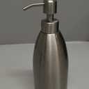 304 Stainless Steel Soap Dispenser 16oz Rust-Proof Liquid Soap Pump Bottle for Kitchen or Bathroom Countertop Hand Dish Lotion Leak-Proof (Matte Gold)