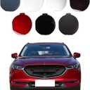 CZShiYue Front Bumper Tow Hook Cover Towing Eye Cap Fit for Mazda CX-5 2017 2018 2019 2020 2021 KB8A50A11 KB8A50A11BBB (White, Left Driver Side) Xinpinsai