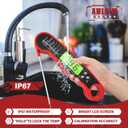 Meat Thermometer Digital - Instant Read Waterproof Food Thermometer with Backlight for Cooking, Grill, Candy, Kitchen & Stocking Stuffers for Men - Red