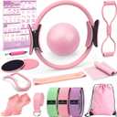 Pilates Kit, Pilates Equipment Ring and Ball Set, Home Pilates Workout Kit, Pilates Essentials Kit for Women, Pilates Set, Pilates Starter Kit for Women at Gym Studio Travel
