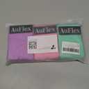 Auflex Resistance Bands for Legs and Butt, Fabric Exercise Loop Bands Yoga, Pilates, Rehab, Fitness and Home Workout, Strength Bands for Body, Purple, Pink, Green