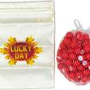 Tapp Collections Raffle Balls Number Set (#1 - 100 Balls and Cream Satin Bag)