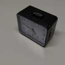 Tinload Loud Alarm Clock for Heavy Sleepers Adults, Silent No Ticking, Snooze, Manual Light, Battery Operated, Easy Set (Black)