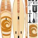 Inflatable Paddle Boards, Stand Up Paddle Board for Adults Youth of All-Round, 10'6'' *33'' * 6'' Extra Wide & No-Slip Sup for Yoga Fishing