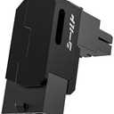 EZDIY-FAB Shield Series 8-Pin PCIe GPU Power Adapter,90-Degree Angled Connector, Aluminum Design for Graphics Cards – Standard Type,Black-1 Pack