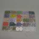 Rhinestone Beads 10mm, 408pcs Disco Ball Beads Set for Jewelry Making, Funtopia Sparkle Crystal Clay Bead, Colorful Bling Bead with Charms Spacer Beed for Bracelet Necklace Earring Crafting