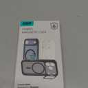 ESR for iPhone 17 Pro Case with Stash Stand, Camera Control Cover Compatible with MagSafe, Military-Grade Drop Protection Magnetic Phone Case for iPhone 17 Pro, Scratch-Resistant Back Cover, Clear