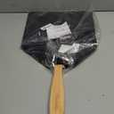 Pizza Peel Aluminum Pizza Spatula, Mooues 12 inch Metal Pizza Paddle(12"x 14")with Rocker Cutter Foldable Wood Handle, [Storage bag included], for Family Pizza Oven Baking Pizza, Dough, Bread & Pastry