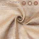 15FT x 40" Natural Jute Burlap Fabric, Burlap Cloth for Weed Barrier,DIY Crafts&Party Decor, Burlap Plant Covers Winter Freeze Protection, Burlap Tree Trunk Wrap for Outdoor Shrubs