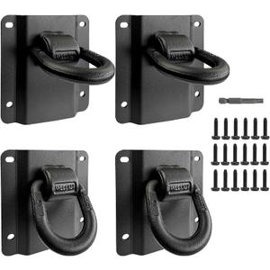 4 Pack Heavy Duty Tie Down Anchors Truck Bed Tie Downs Car Accessories Fit for 2015-2025 Ford F150 F250 F350 & Raptor 2026 Replace# FL3Z-99000A64-B & FL3Z-9928408-AB