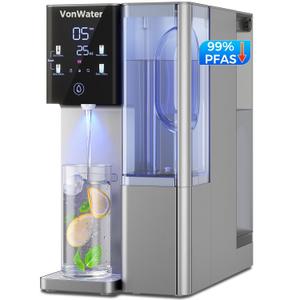 CT910G Countertop Reverse Osmosis Water Filter System, 7-Stage RO Water Filtration System, 528 Gallons Water Dispenser, 3:1 Pure to Drain, NSF 372,42,58, Reduce TDS PFAS