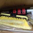 Gutter Cleaning Tools 24 FT Telescoping Pressure Washer 3 Extension Wands, Gutter Cleaner Attachment, Brush Head, 5 Spray Nozzle Tips, 3 Hose Adapters and Adjustable Support Belt