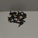 12 Pack Plastic Spring Clamps, 3.5inch Small Heavy Duty Clips for Crafts, Backdrop Stand, Woodworking, Photography Studios (Black)