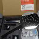 Replacement Faucet Shower Trim Kit for Delta 1300/1400 & 13/14 Series, Tub Shower Faucet Set, High Pressure 8" Round Rain Shower Head - Chrome (Valve/Cartridge Not Included)